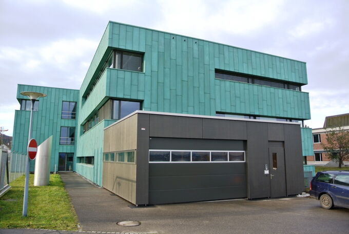 Grosser Garagenanbau