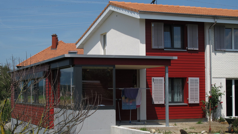 Fläche des Hauses