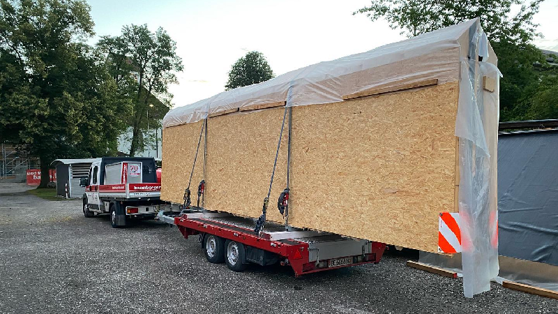 Schnelle Bauarbeiten mit geringer Belastung 